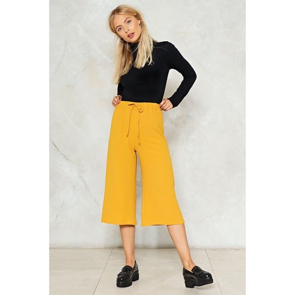 Urban Outfitters Pants - Gold Culottes Pants